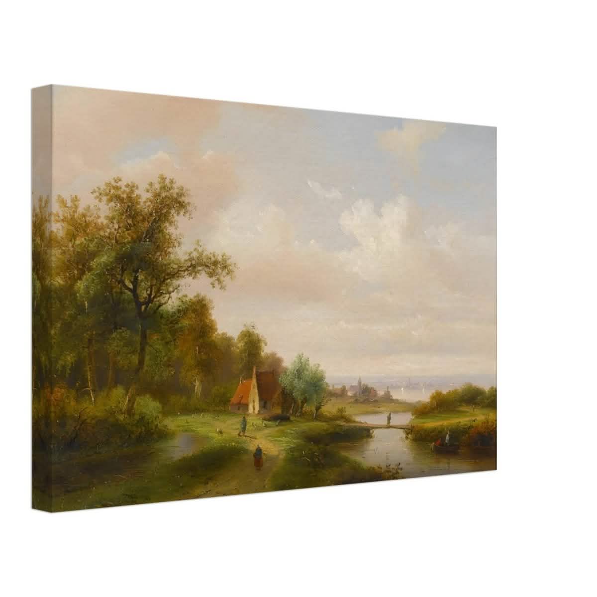 The River by Claas Hendrik Meiners - Canvas - 30x45 cm / 12x18″ - Slim
