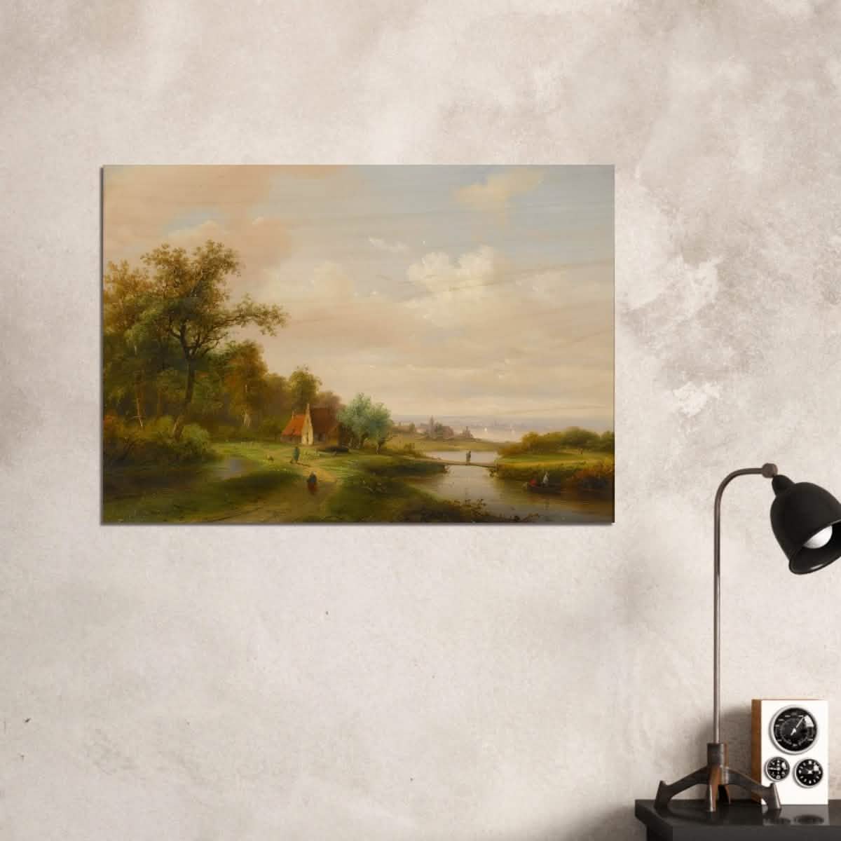 The River by Claas Hendrik Meiners - Wood Prints - 70x100 cm / 28x40″ - 20 mm