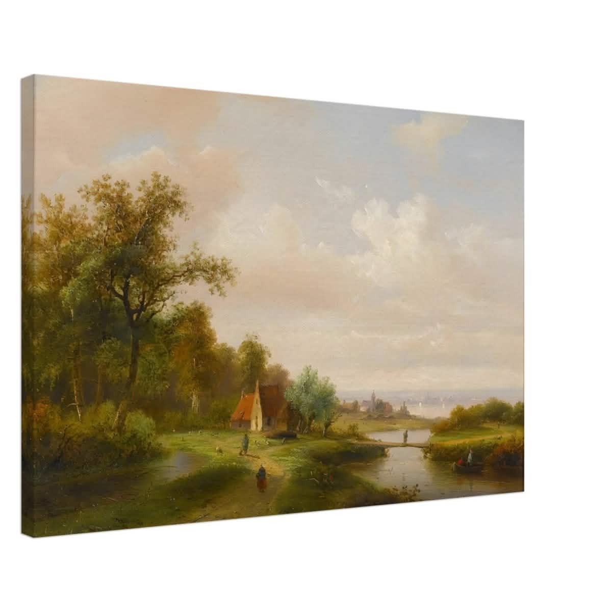 The River by Claas Hendrik Meiners - Canvas - 60x90 cm / 24x36″ - Thick