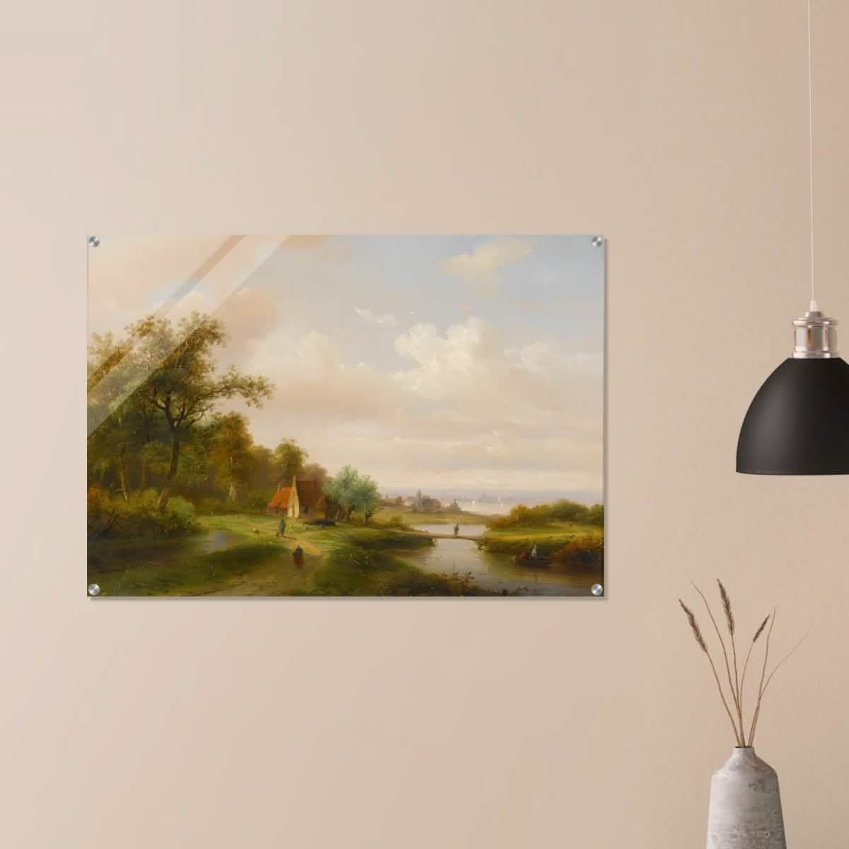 The River by Claas Hendrik Meiners - Acrylic Print - 70x100 cm / 28x40″ -