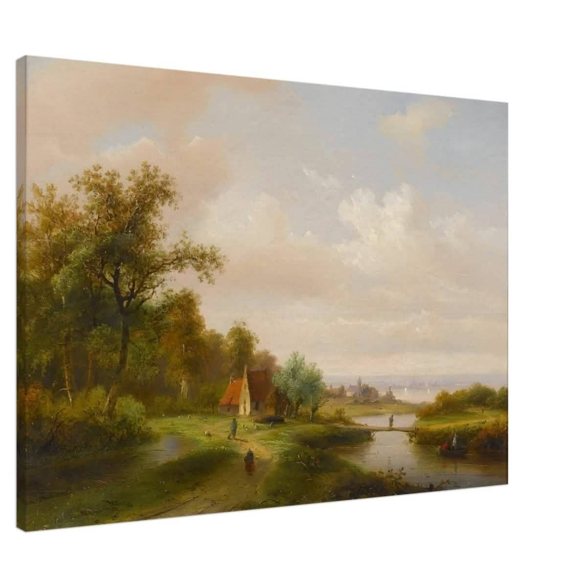 The River by Claas Hendrik Meiners - Canvas - 70x100 cm / 28x40″ - Slim