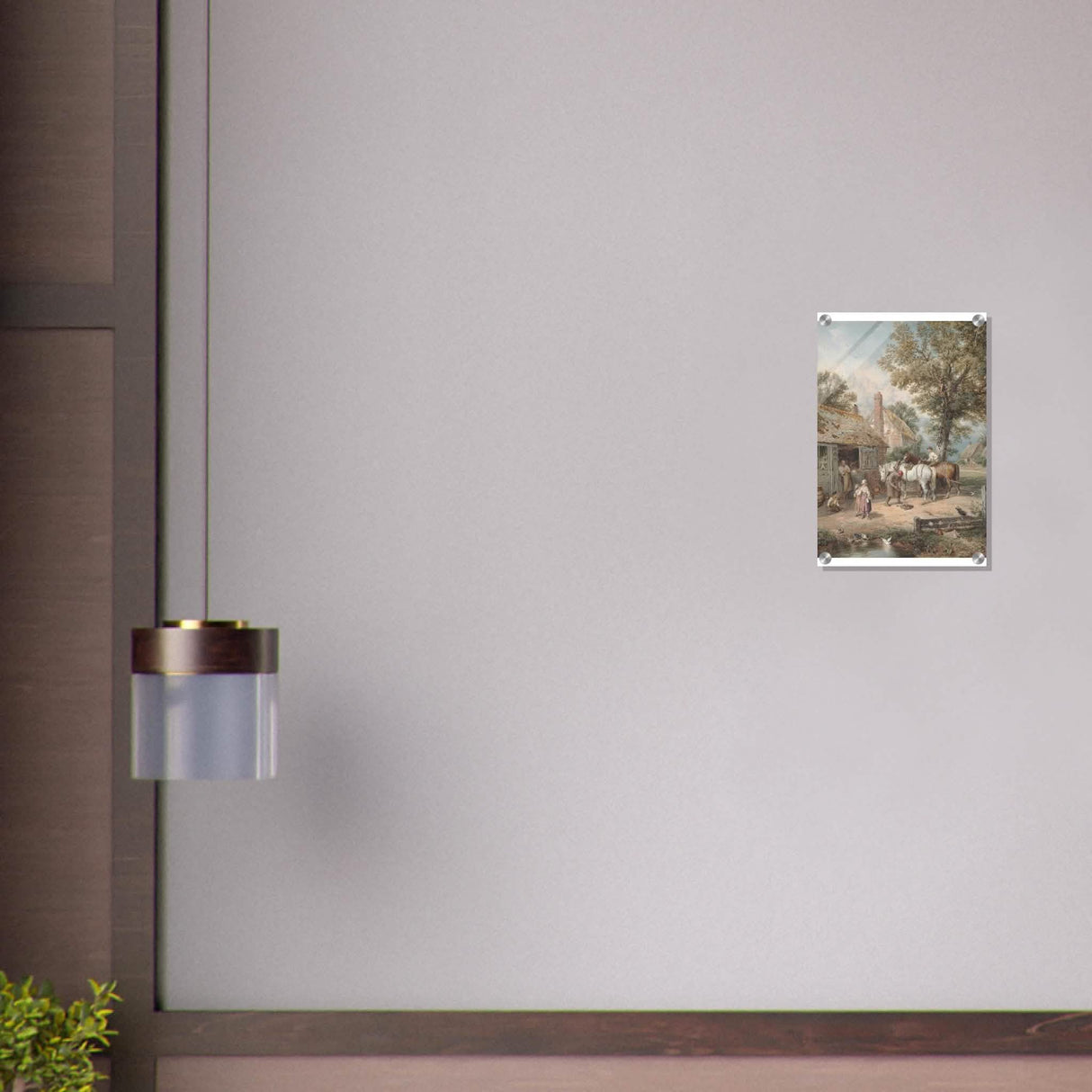 The Smithy by Myles Birket Foster Vintage Wall Art - Acrylic Print - 30x45 cm / 12x18″ -