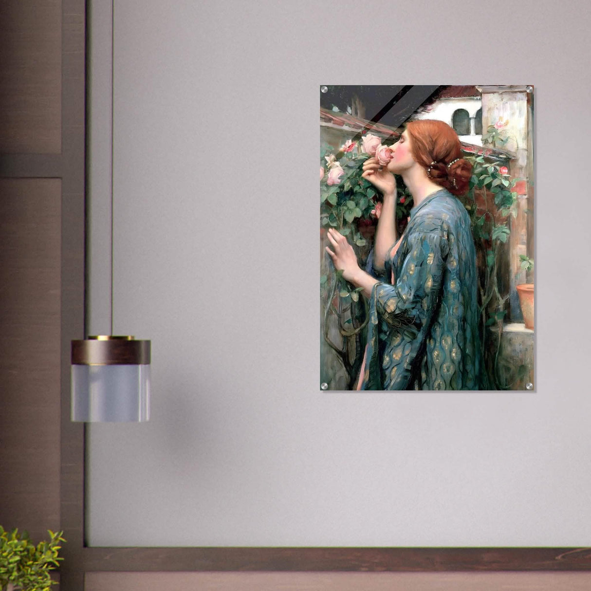 The Soul of the Rose by John William Waterhouse Vintage Wall Art - Acrylic Print - 70x100 cm / 28x40″ -