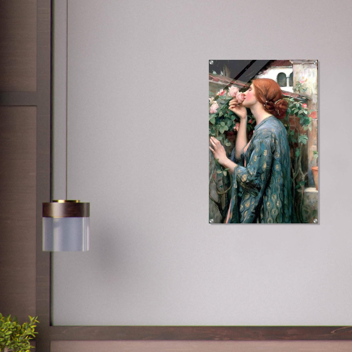 The Soul of the Rose by John William Waterhouse Vintage Wall Art - Acrylic Print - 60x90 cm / 24x36″ -