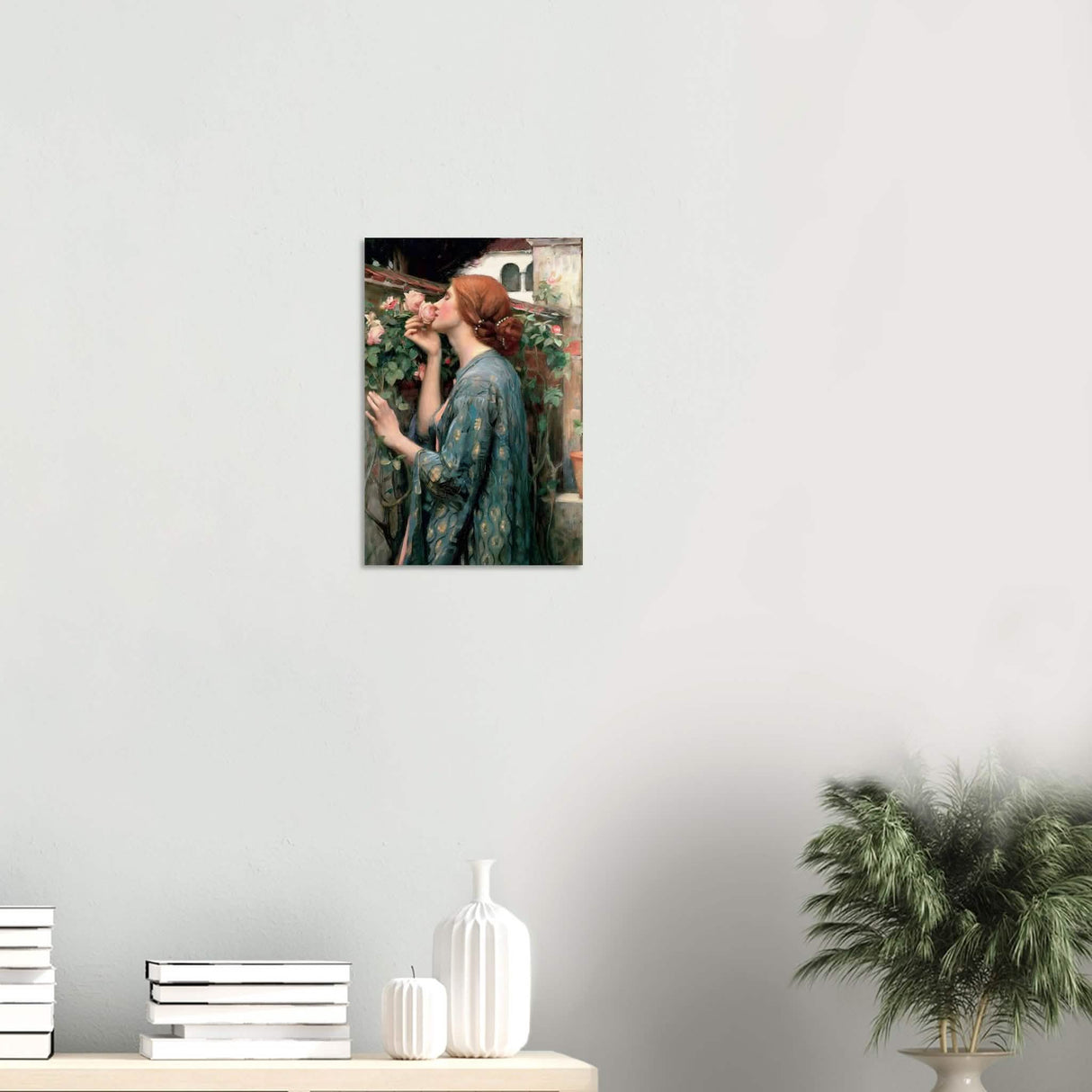 The Soul of the Rose by John William Waterhouse Vintage Wall Art - Wood Prints - 30x45 cm / 12x18″ - 10 mm