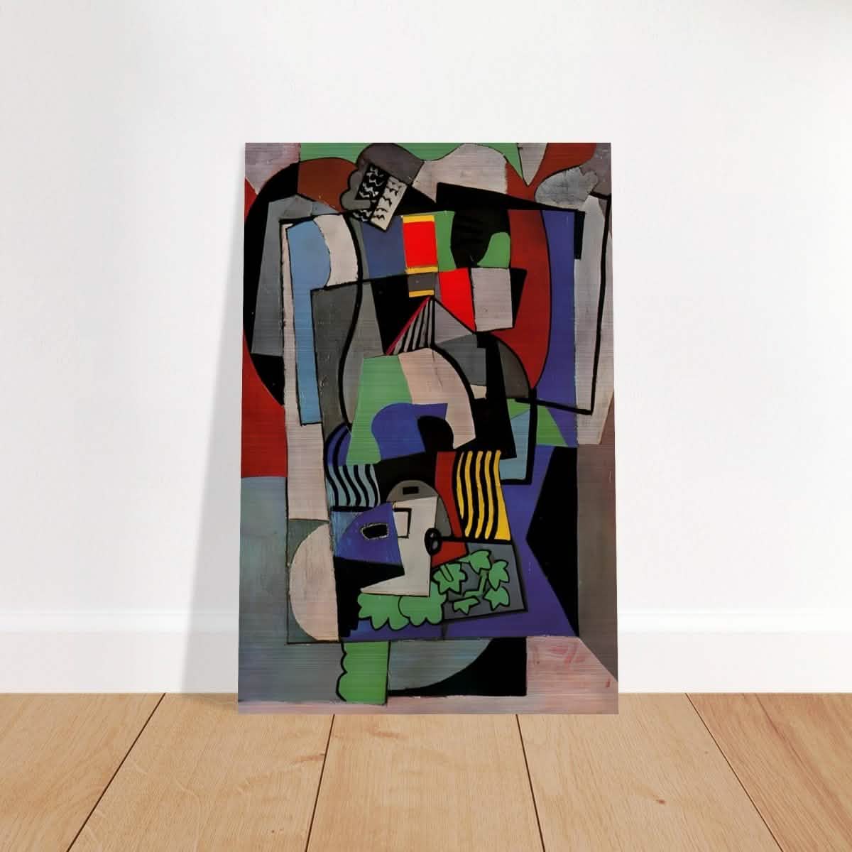 The Student by Pablo Picasso - Brushed Aluminum Print - 40x60 cm / 16x24″ -