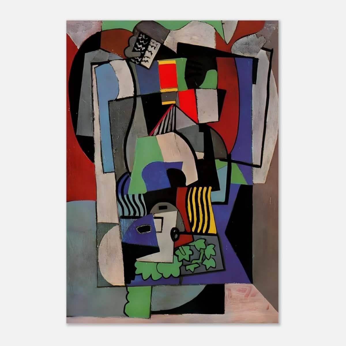 The Student by Pablo Picasso - Aluminum Print - 70x100 cm / 28x40″ -