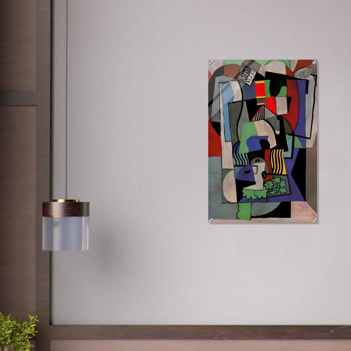 The Student by Pablo Picasso - Acrylic Print - 60x90 cm / 24x36″ -