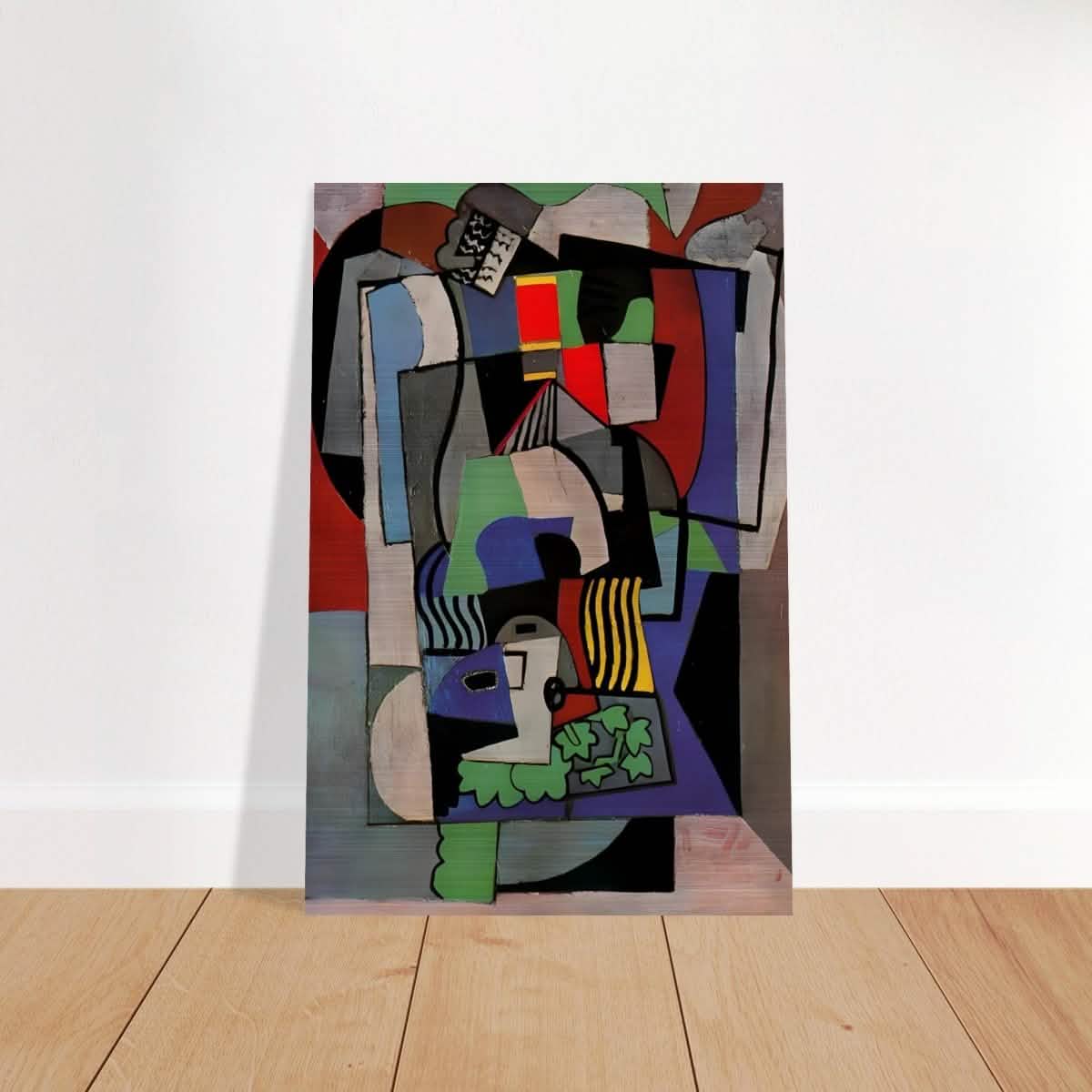 The Student by Pablo Picasso - Brushed Aluminum Print - 30x45 cm / 12x18″ -