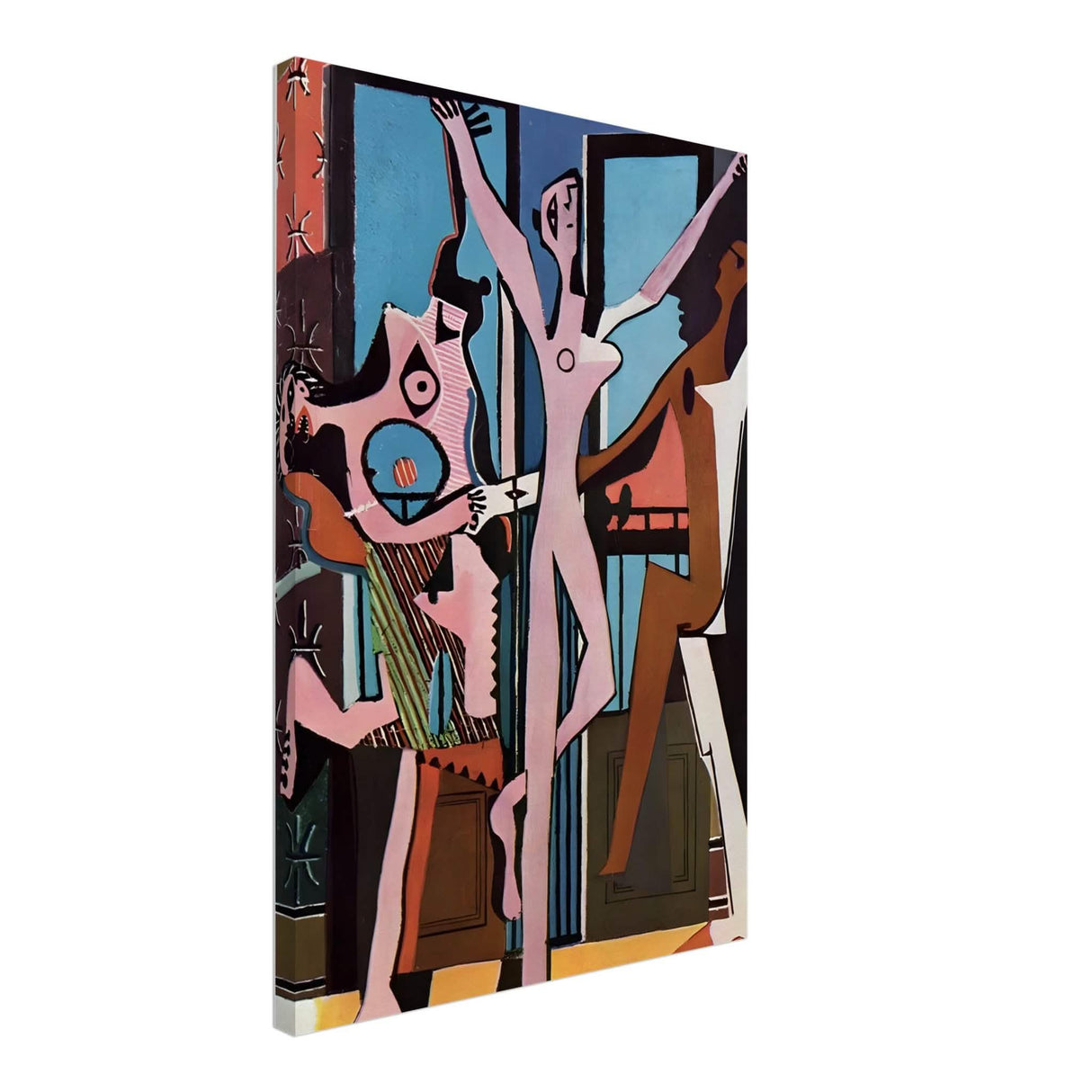 The Three Dancers by Pablo Picasso 1925 | Cubism wall art print - Canvas - 70x100 cm / 28x40″ - Slim