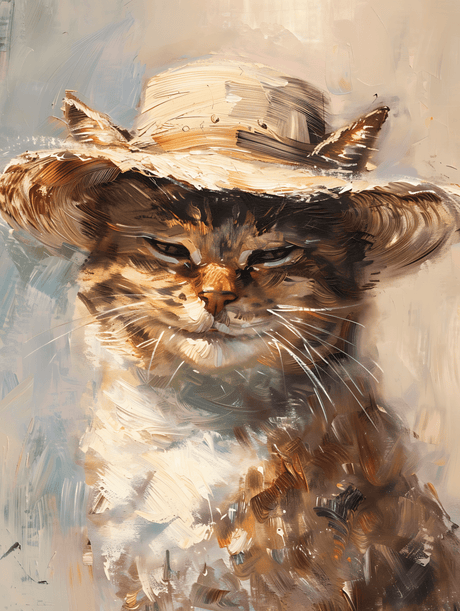 The Three Whiskerteers - Canvas - 30X45 CM / 12X18″ -