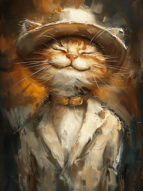 The Three Whiskerteers - Canvas - 30X45 CM / 12X18″ -