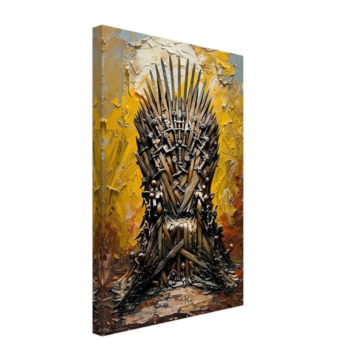 The Throne of Legends | Wall art Print | The Iron Throne | Game of Thrones - Canvas - 30x45 cm / 12x18″ -