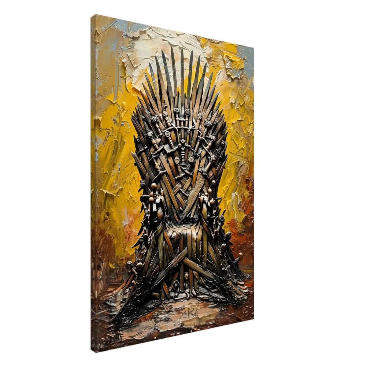 The Throne of Legends | Wall art Print | The Iron Throne | Game of Thrones - Canvas - 60x90 cm / 24x36″ -