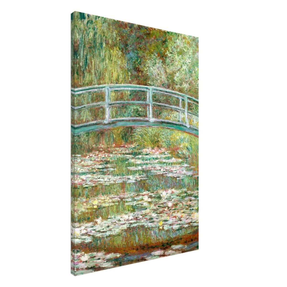 The Water Lily Pond by Claude Monet | Vintage wall art print - Canvas - 60x90 cm / 24x36″ -