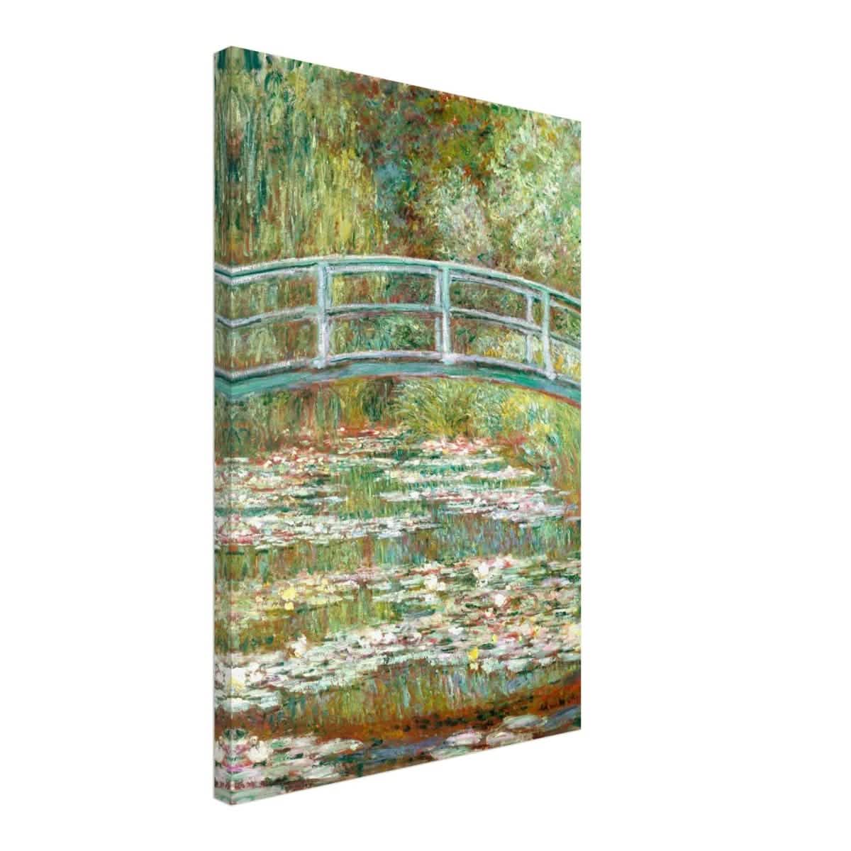 The Water Lily Pond by Claude Monet | Vintage wall art print - Canvas - 40x60 cm / 16x24″ -