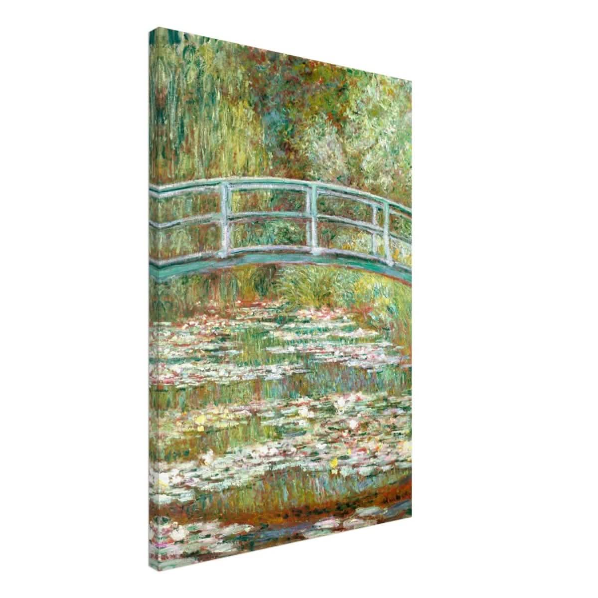 The Water Lily Pond by Claude Monet | Vintage wall art print - Canvas - 50x75 cm / 20x30″ -