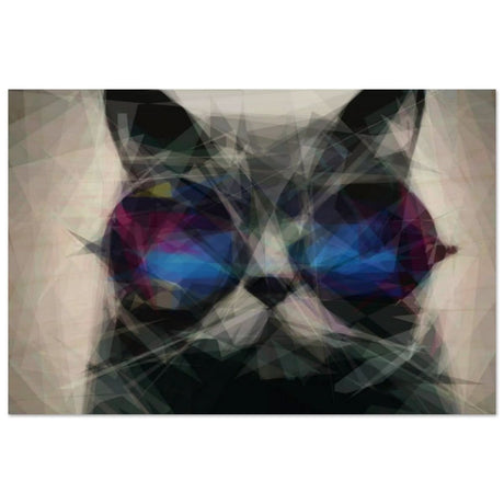 The Wise Whisker | Animal Kingdom | Modern Art Wall art print - Wood Prints - 30x45 cm / 12x18″ -