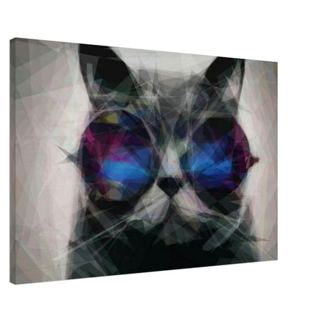 The Wise Whisker | Animal Kingdom | Modern Art Wall art print - Canvas - 60x90 cm / 24x36″ -