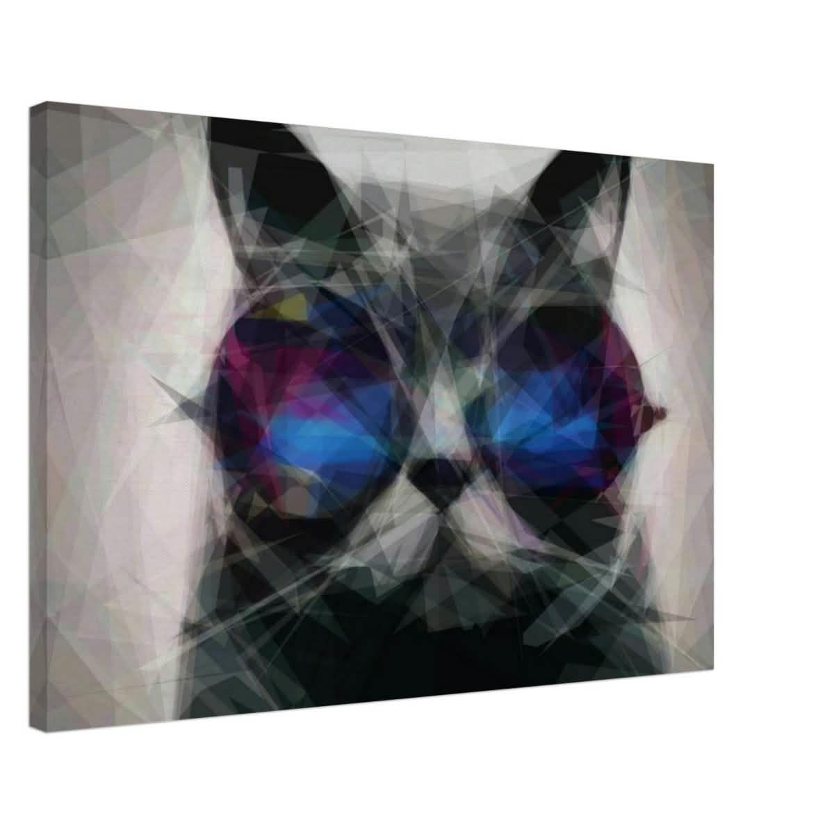 The Wise Whisker | Animal Kingdom | Modern Art Wall art print - Canvas - 50x75 cm / 20x30″ -