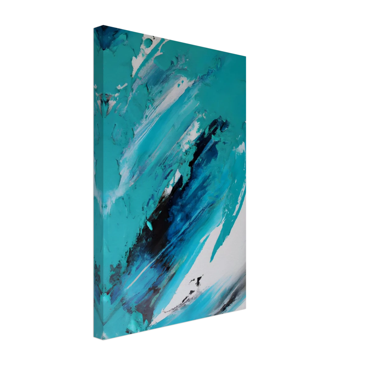 Tides of Serenity | Contemporary Abstract seascape Wall art print - Canvas - 30x45 cm / 12x18″ -