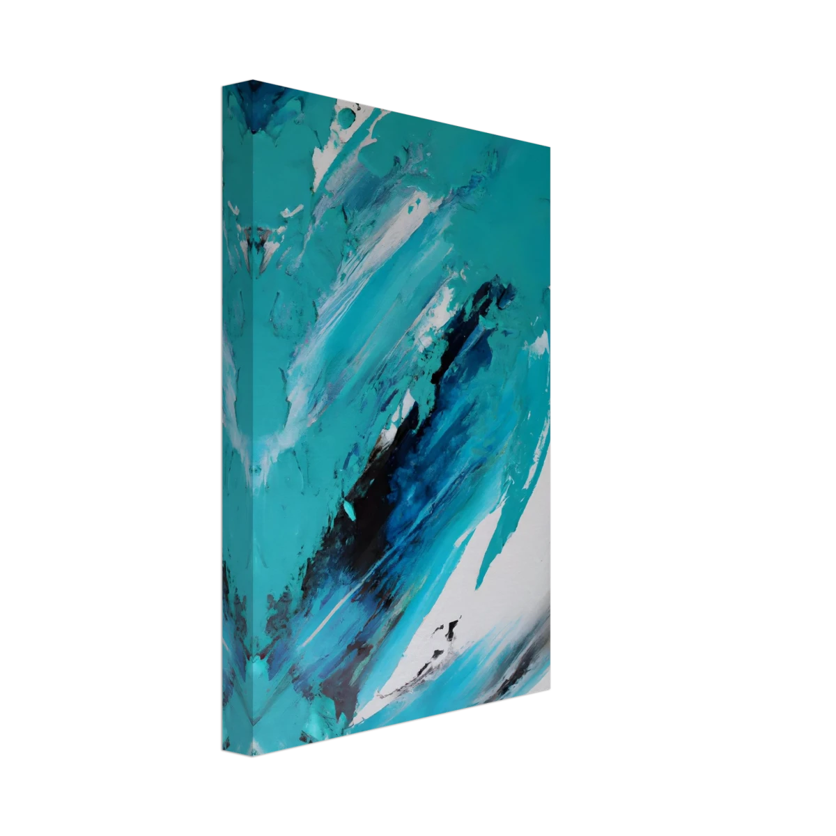 Tides of Serenity | Contemporary Abstract seascape Wall art print - Canvas - 20x30 cm / 8x12″ -