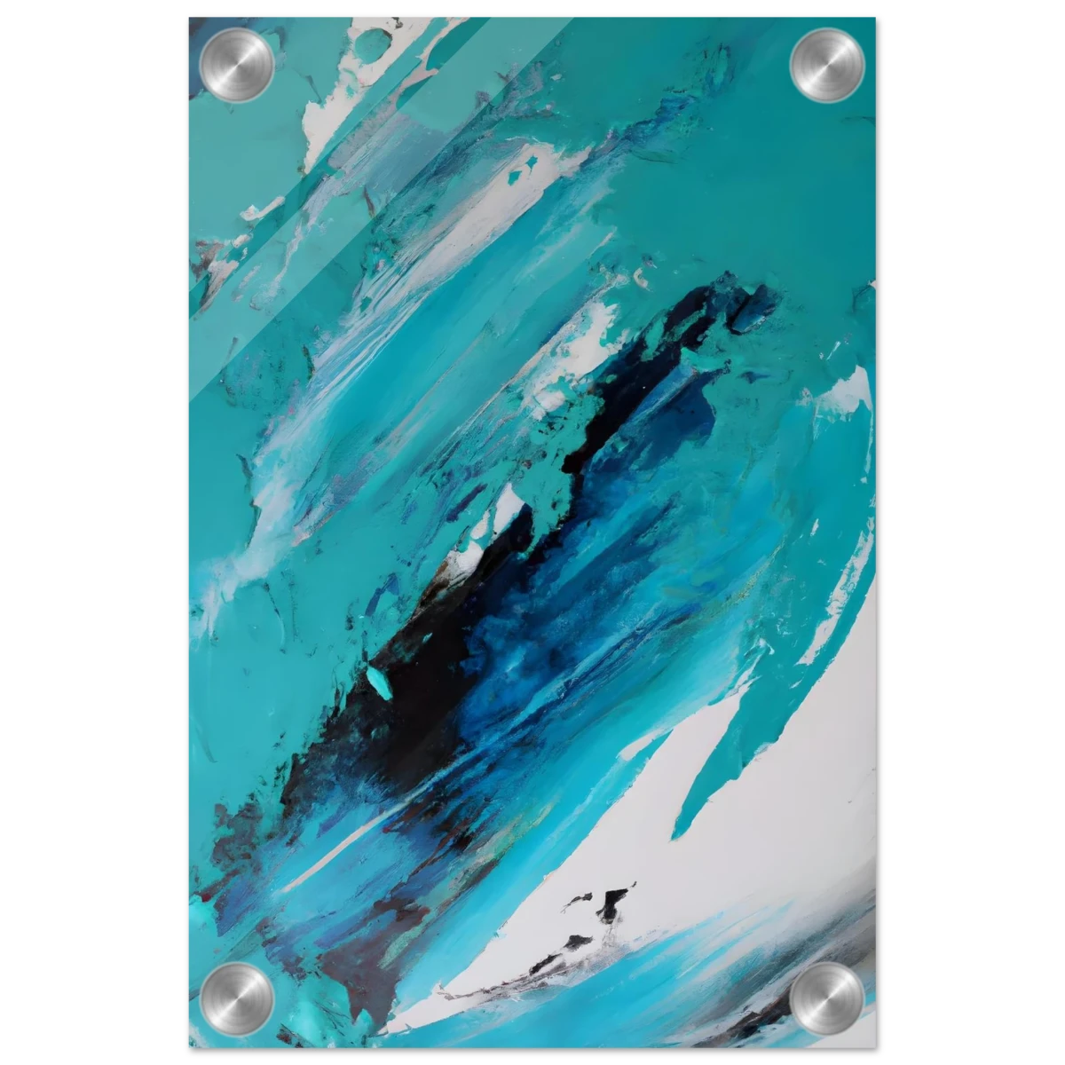 Tides of Serenity | Contemporary Abstract seascape Wall art print - Acrylic Print - 20x30 cm / 8x12″ -