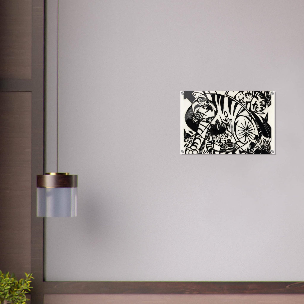 Tiger by Franz Marc - Acrylic Print - 40x60 cm / 16x24″ -