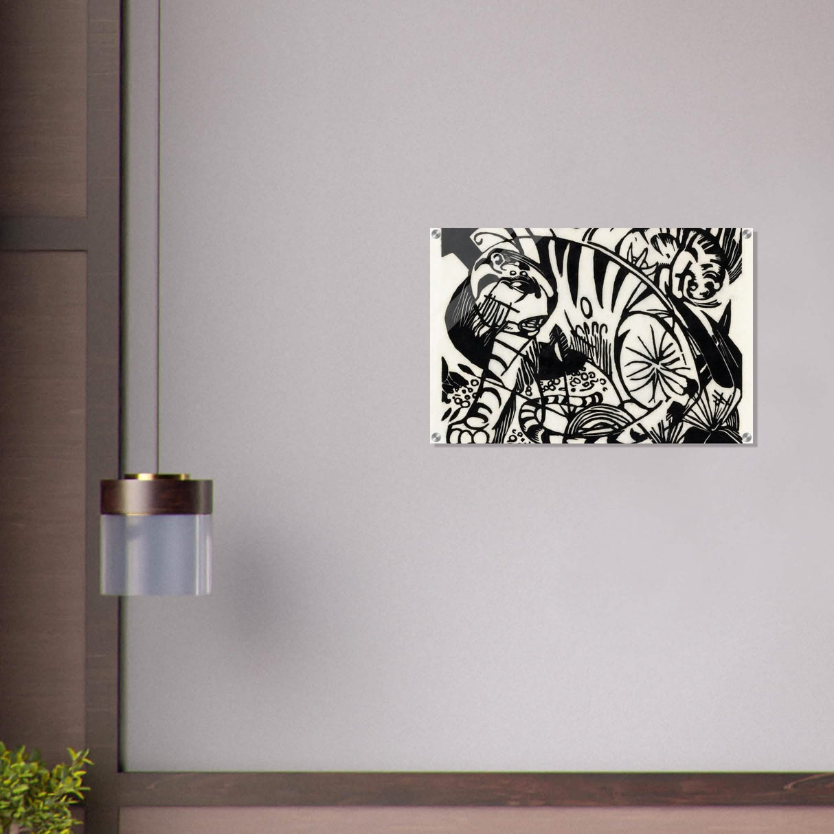 Tiger by Franz Marc - Acrylic Print - 50x75 cm / 20x30″ -