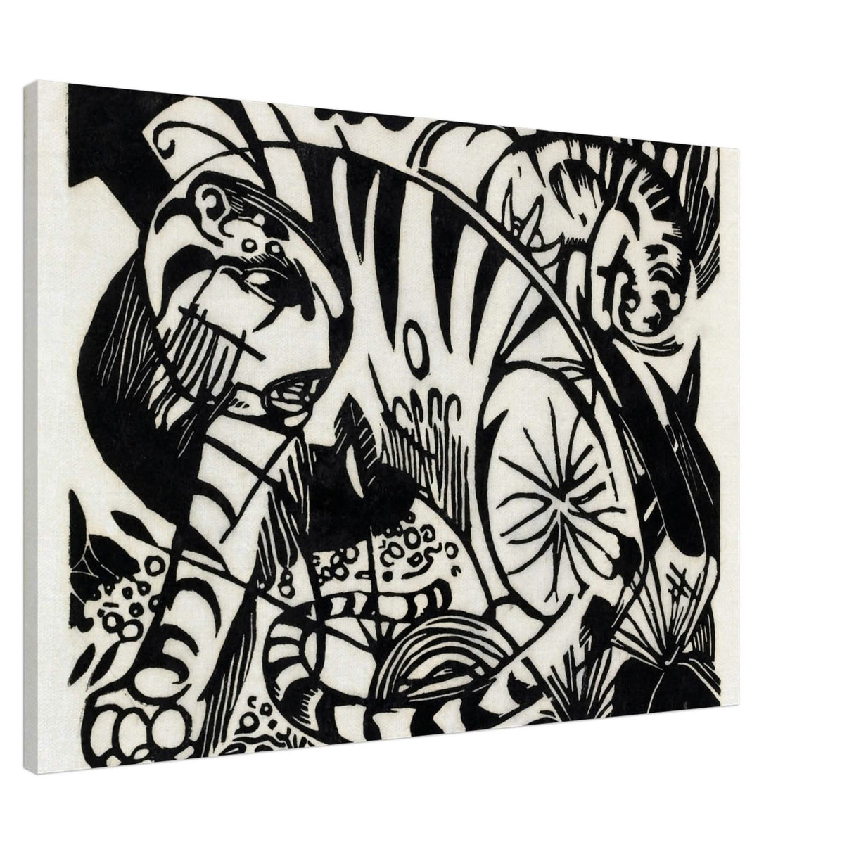 Tiger by Franz Marc - Canvas - 70x100 cm / 28x40″ - Slim