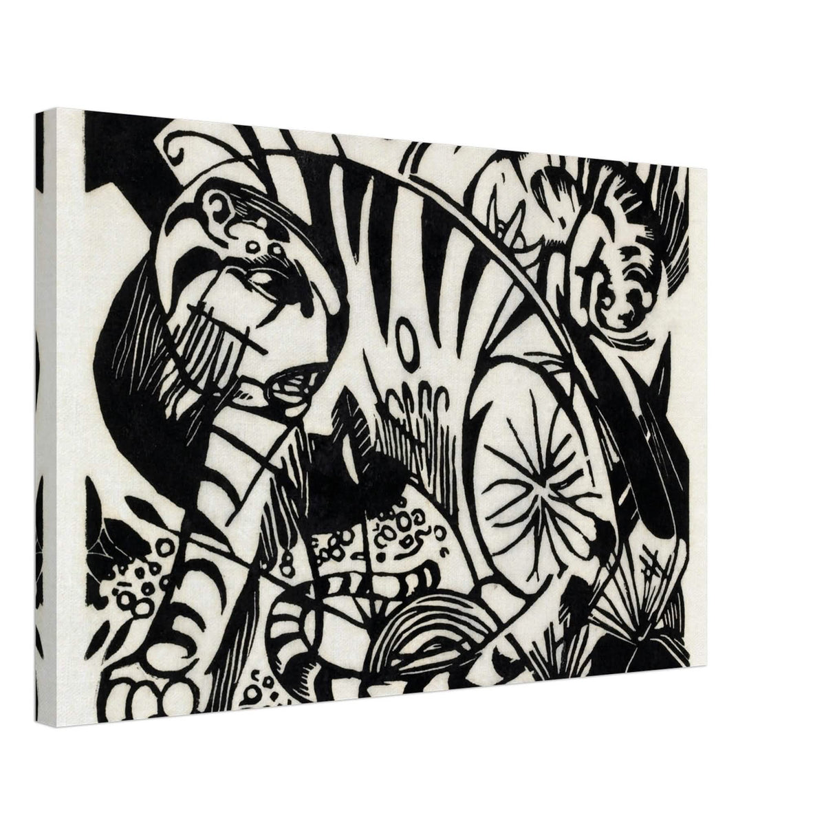 Tiger by Franz Marc - Canvas - 40x60 cm / 16x24″ - Slim