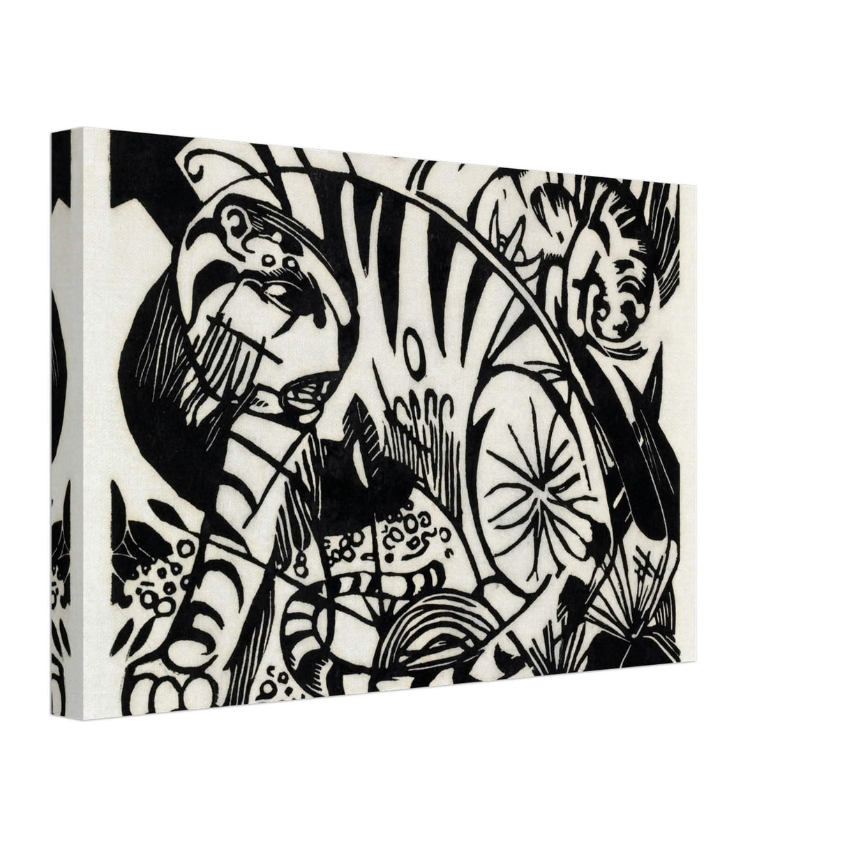 Tiger by Franz Marc - Canvas - 30x45 cm / 12x18″ - Thick