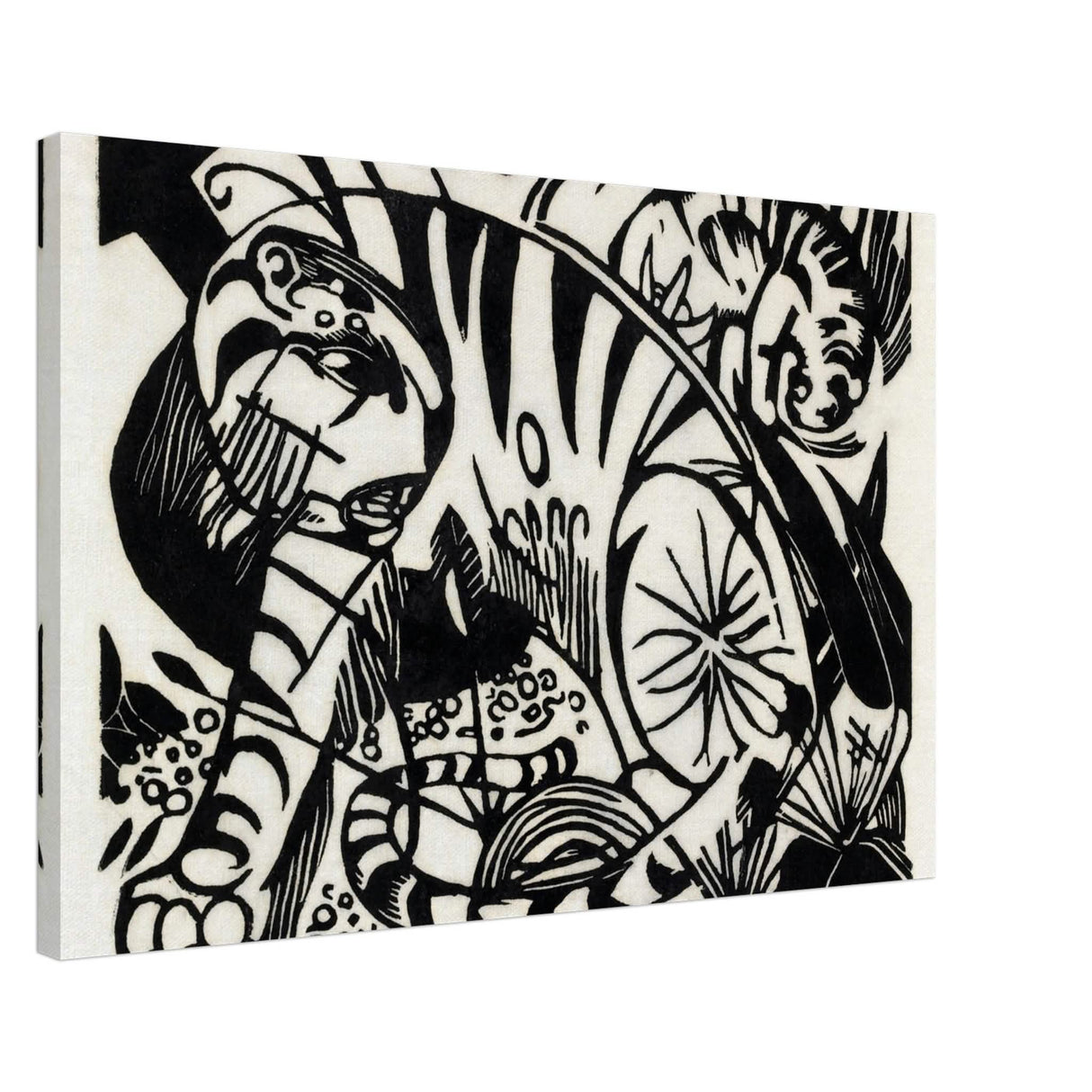 Tiger by Franz Marc - Canvas - 60x90 cm / 24x36″ - Thick