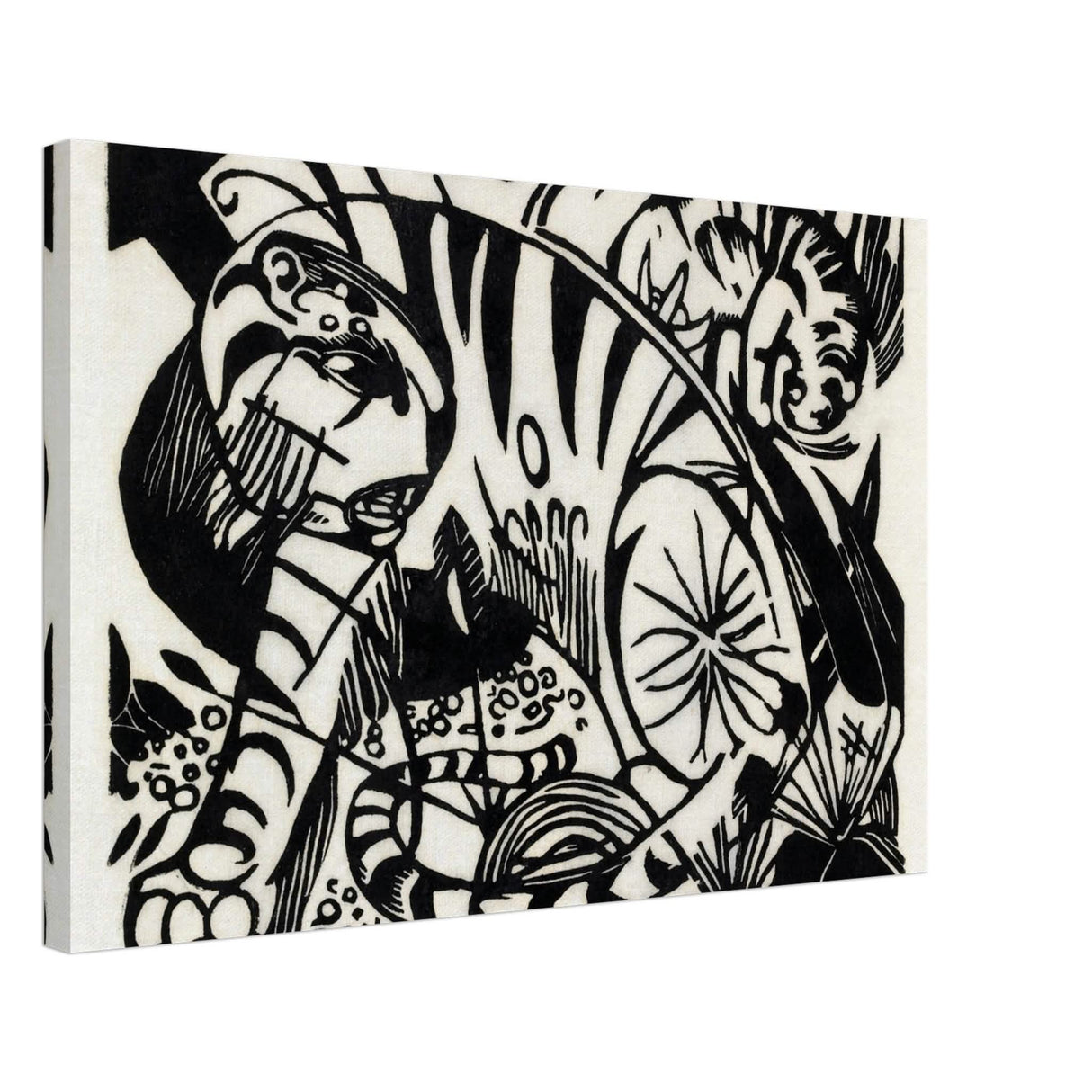 Tiger by Franz Marc - Canvas - 50x75 cm / 20x30″ - Thick