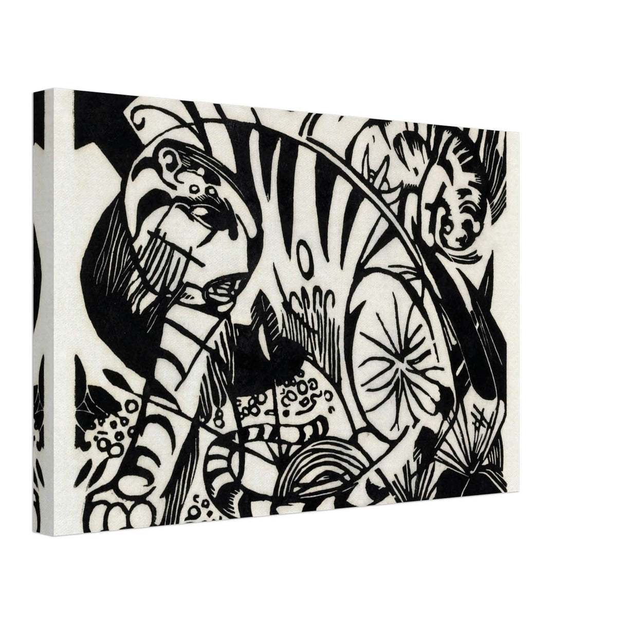 Tiger by Franz Marc - Canvas - 30x45 cm / 12x18″ - Slim