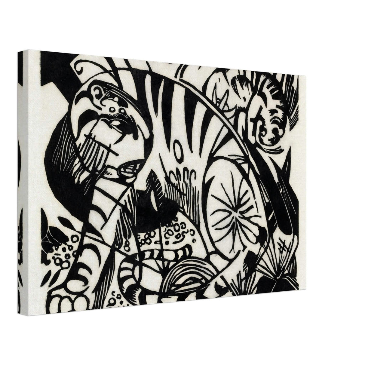 Tiger by Franz Marc - Canvas - 40x60 cm / 16x24″ - Thick