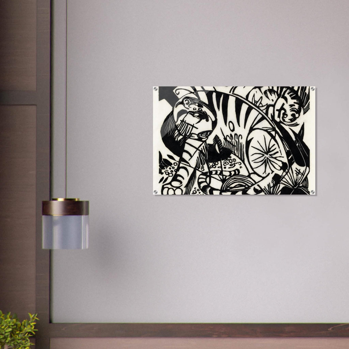 Tiger by Franz Marc - Acrylic Print - 60x90 cm / 24x36″ -