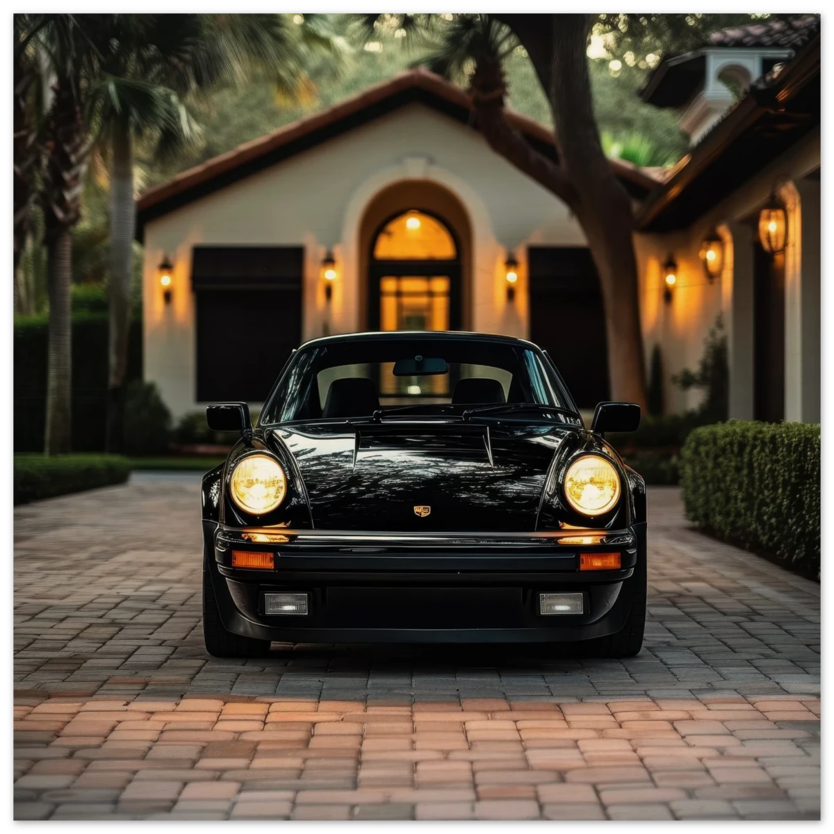 Timeless Elegance – The Classic Porsche Wall Art Print - Wood Prints - 20x20 cm / 8x8″ -