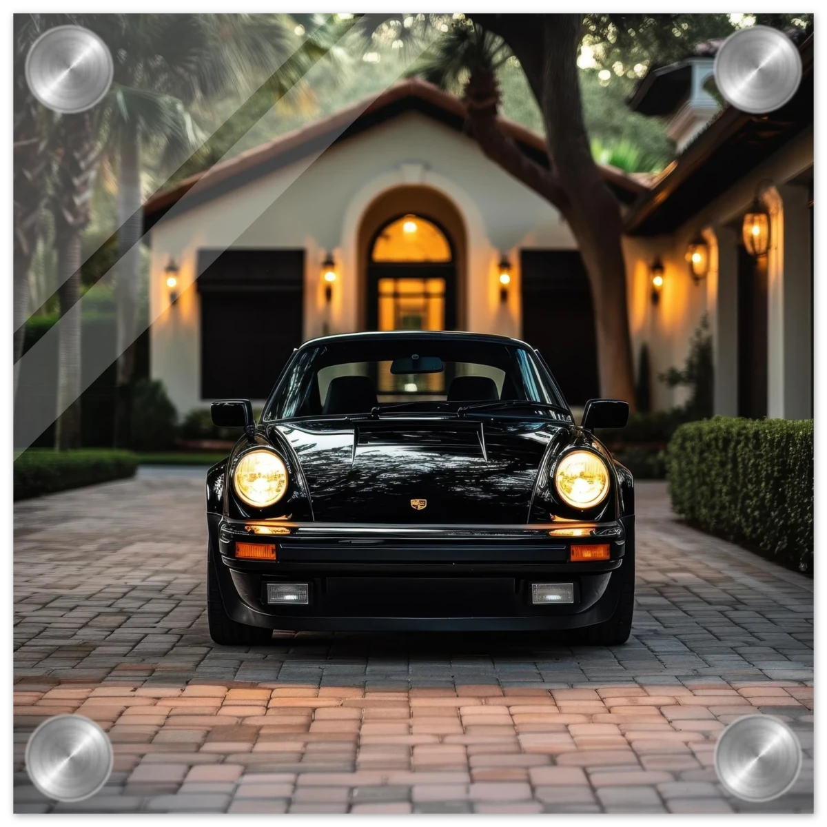 Timeless Elegance – The Classic Porsche Wall Art Print - Acrylic Print - 20x20 cm / 8x8″ -