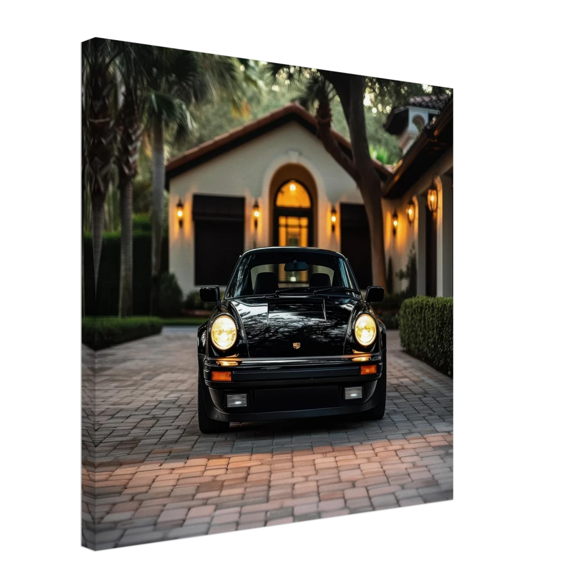 Timeless Elegance – The Classic Porsche Wall Art Print - Canvas - 50x50 cm / 20x20″ -