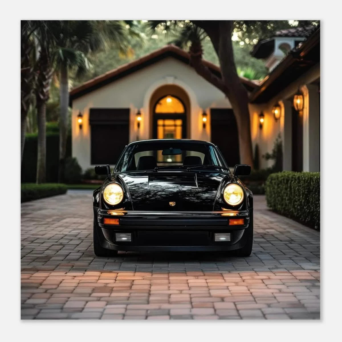 Timeless Elegance – The Classic Porsche Wall Art Print - Aluminum Print - 50x50 cm / 20x20″ -