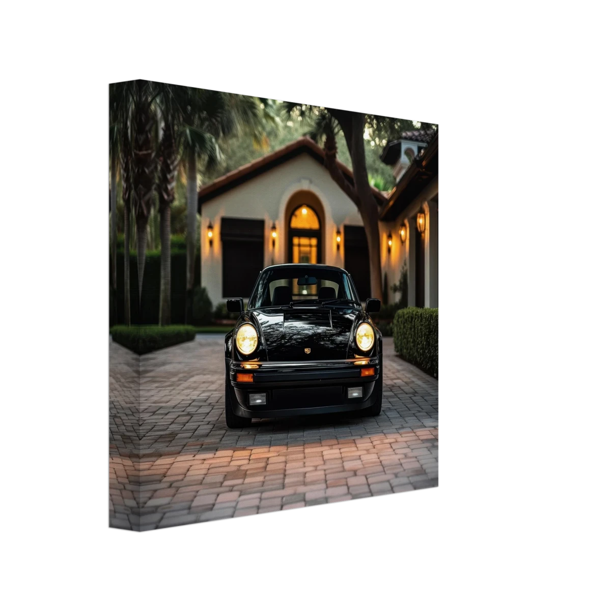 Timeless Elegance – The Classic Porsche Wall Art Print - Canvas - 20x20 cm / 8x8″ -