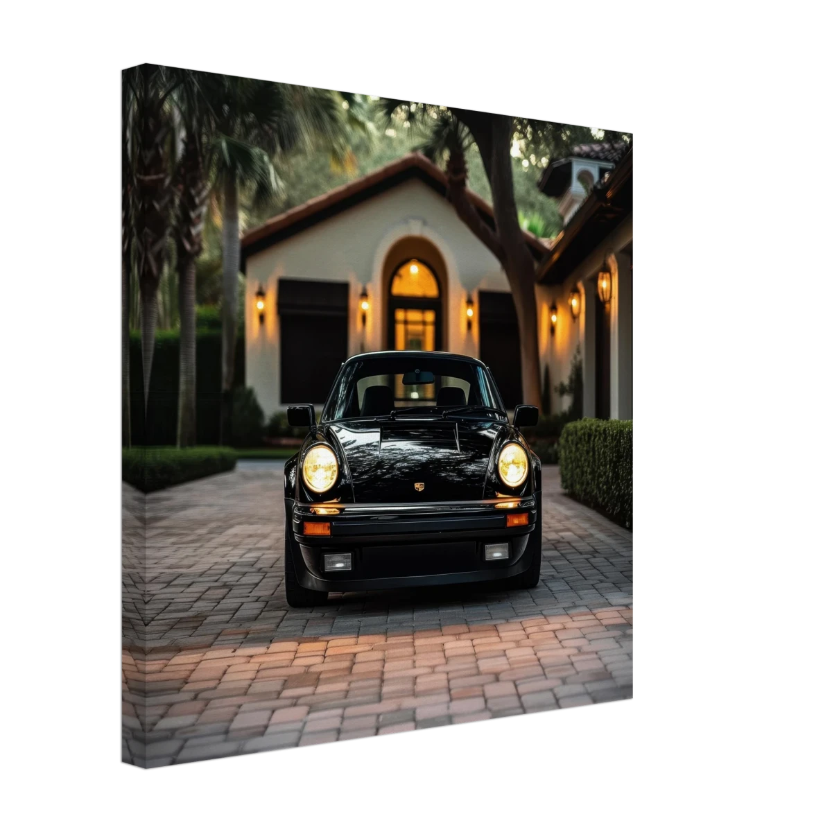Timeless Elegance – The Classic Porsche Wall Art Print - Canvas - 40x40 cm / 16x16″ -