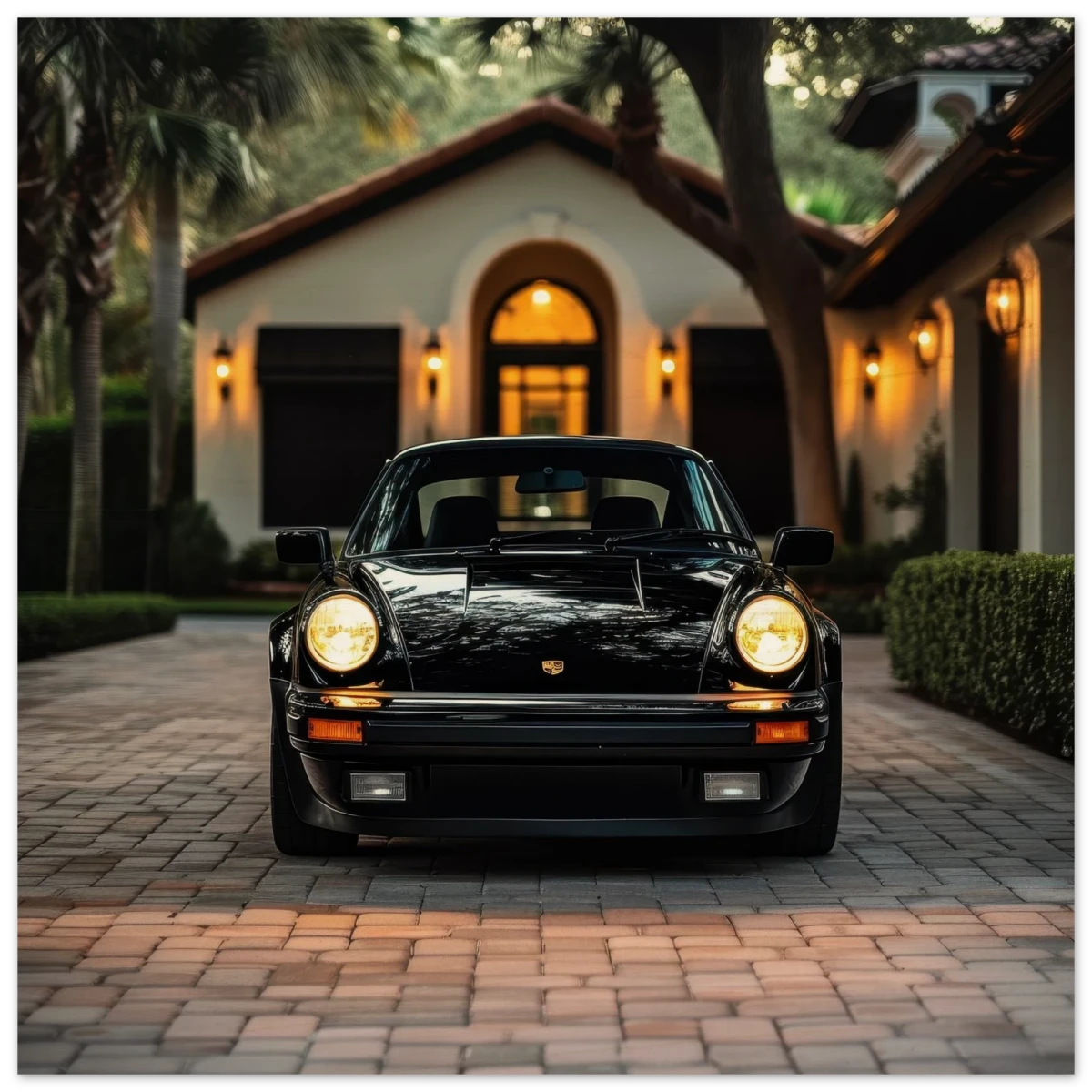 Timeless Elegance – The Classic Porsche Wall Art Print - Wood Prints - 50x50 cm / 20x20″ -