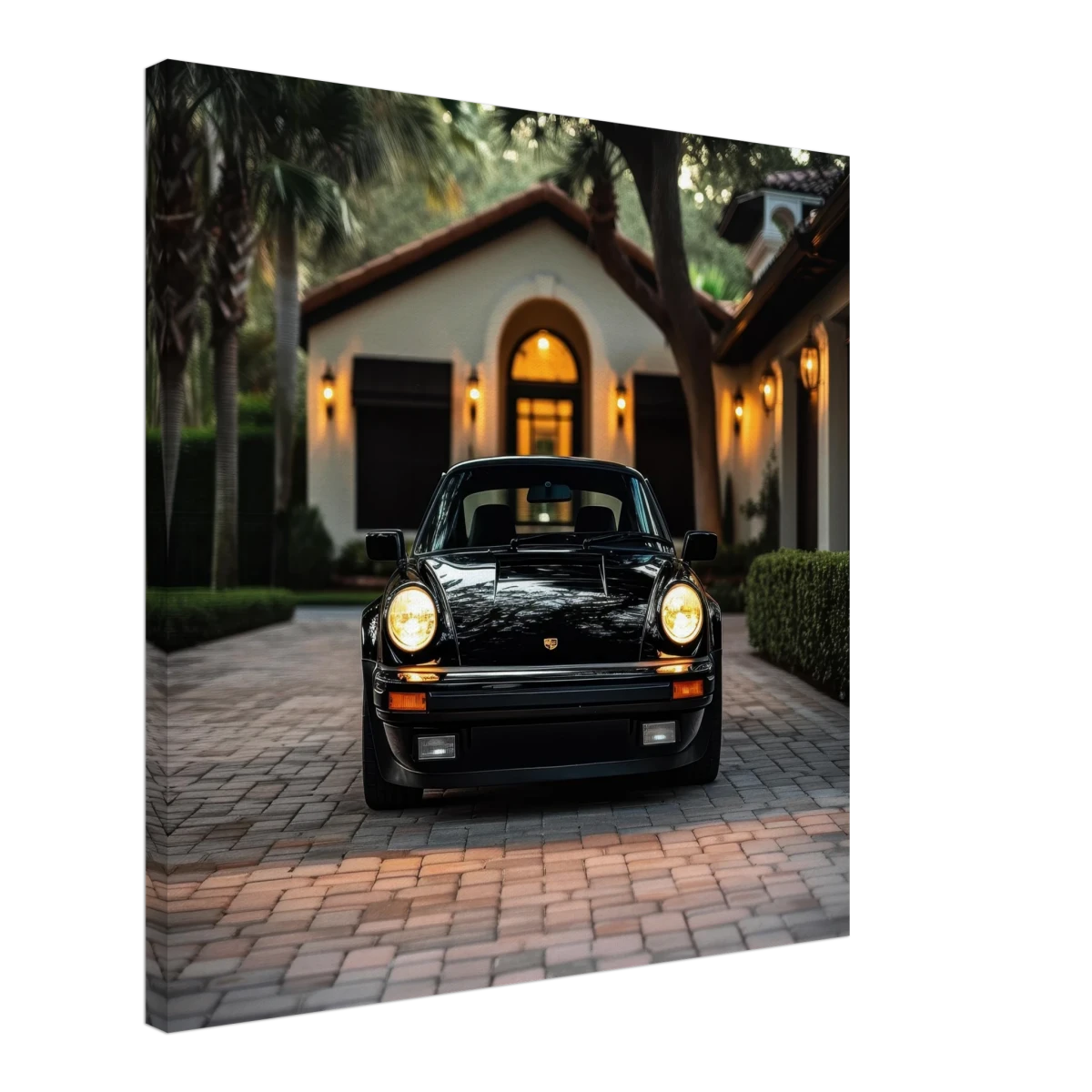 Timeless Elegance – The Classic Porsche Wall Art Print - Canvas - 60x60 cm / 24x24″ -