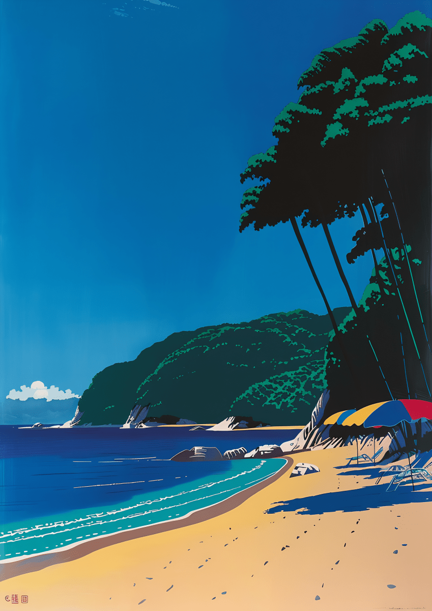 Timeless Shores Canvas Duo | Summer Vibes V02 - Canvas - 30X45 CM / 12X18″ -