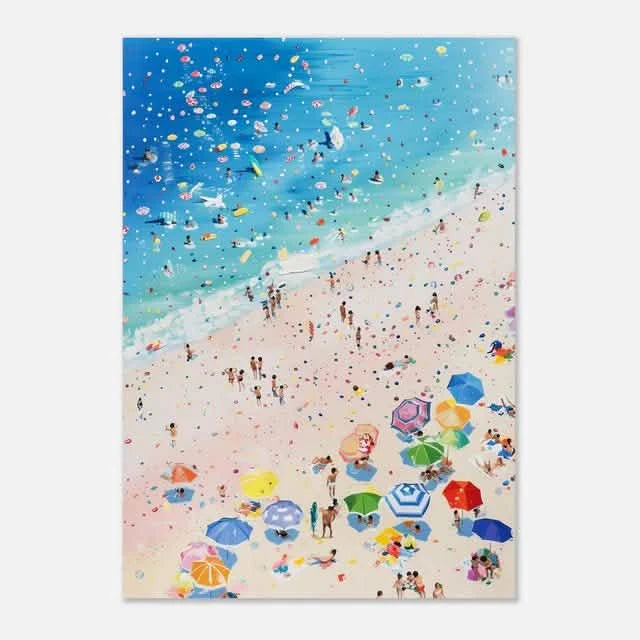 Timeless Shores Canvas Duo | Summer Vibes - Canvas - 30X45 CM / 12X18″ -