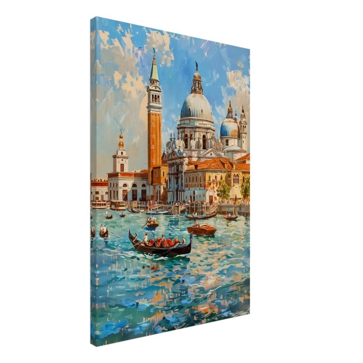 Timeless Venice: Dance of Light and Water - Canvas - 50x75 cm / 20x30″ -