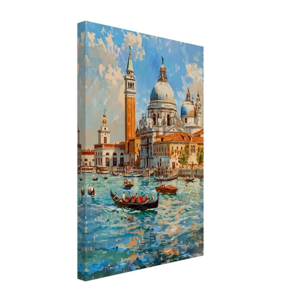 Timeless Venice: Dance of Light and Water - Canvas - 30x45 cm / 12x18″ -