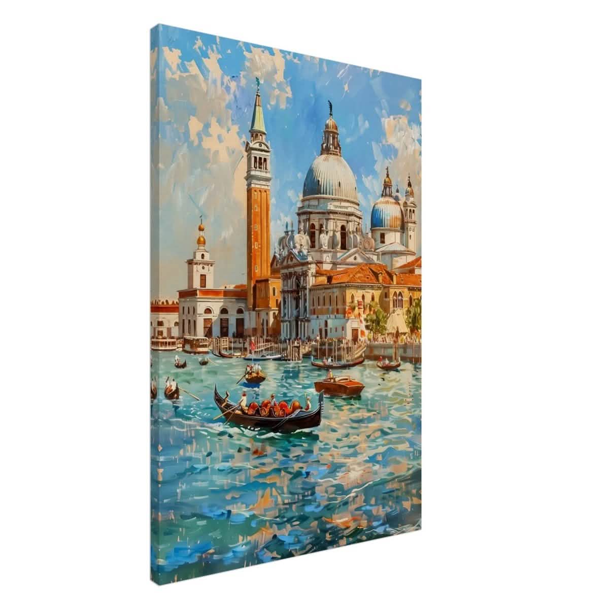 Timeless Venice: Dance of Light and Water - Canvas - 60x90 cm / 24x36″ -